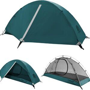 1-Person Backpacking Tent for Camping - Ultralight & Waterproof Outdoor Camping